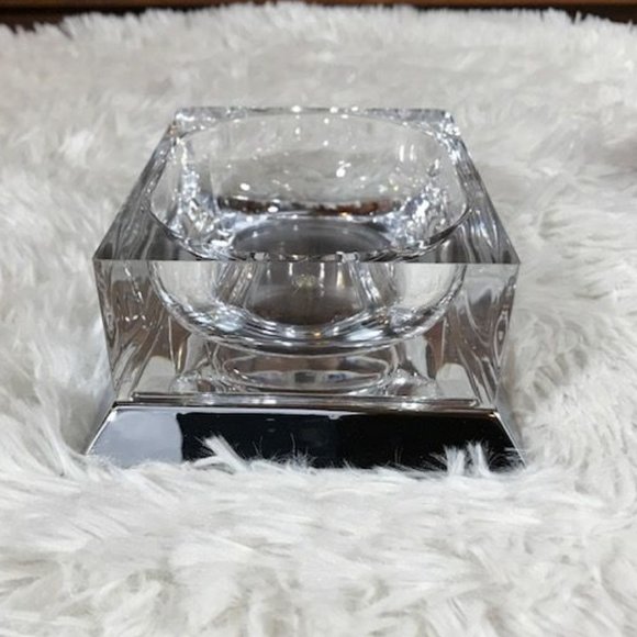 Springs Palace Finesse Swing Door Storage Unit + Soap Dish Lucite Metal Set - Picture 9 of 14